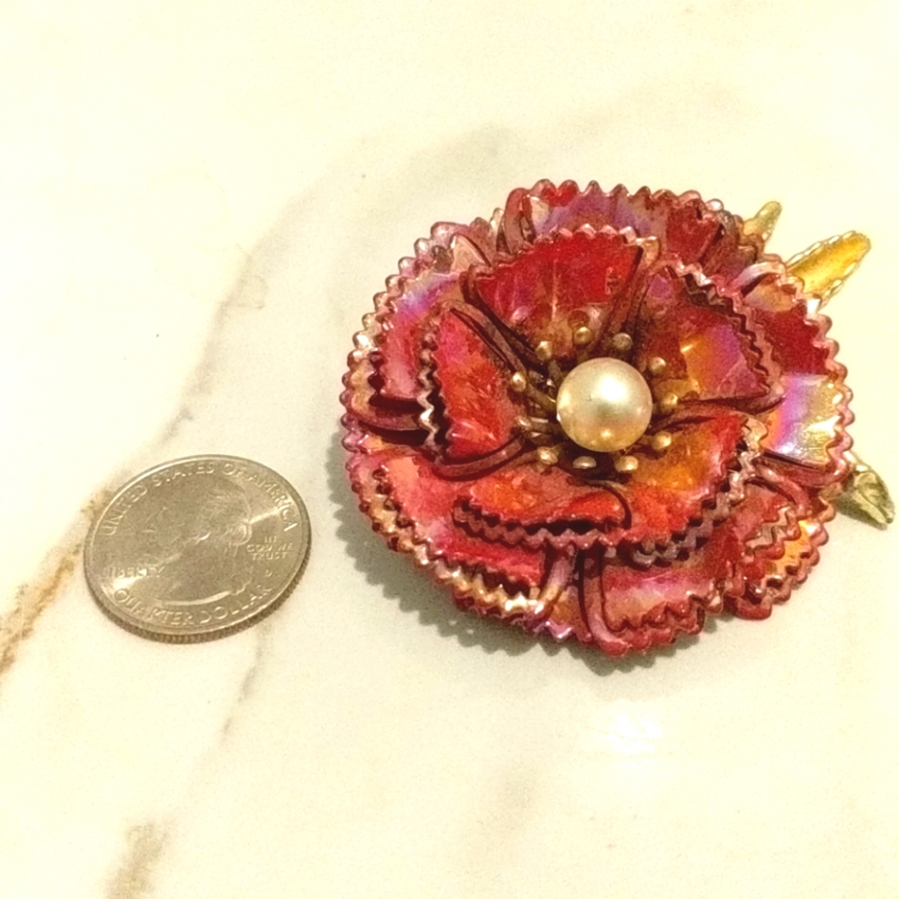 Vintage flower brooch